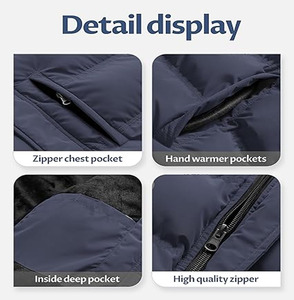 Chaqueta acolchada de pana para hombre con burbujas sueltas de invierno personalizadas de fabricante, chaqueta cómoda para hombre subida por Dress Sports - Product Image 5