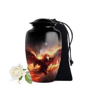 Urnas de cremación Phoenix para hombres, cenizas, urnas de entierro masculinas adultas para cenizas humanas adultas, cenizas únicas para mujeres, tamaño personalizado - Product Image 1