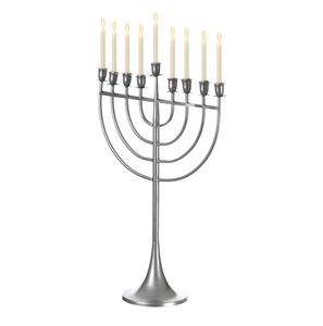 Bougie chic en métal de qualité supérieure Menorah pour la décoration de noël pièce maîtresse de mariage bougeoir maison Table Top Decor - Product Image 1