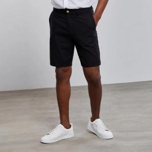 <b>Men's</b> <b>Linen</b> Solid Color Summer Gym <b>Shorts</b> Lightweight and Organic Plain Dyed for Comfort and Style - Product Image 1