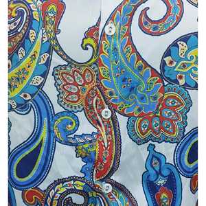 YASH GALLERY Camisa de poliéster regular con estampado abstracto para hombre Tallas de 30 pulgadas de longitud Opciones multicolores disponibles - Product Image 3