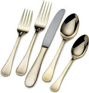 Couverts en métal faits à la main personnalisés de haute qualité pour la restauration de mariage Fournitures de restaurant durables avec style classique - Product Image 4