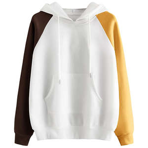 Nouveau Design OEM 100% coton pull solide personnalisé Logo broderie femmes sweat-shirt - Product Image 4