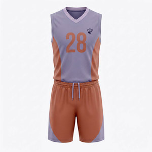 Uniforme de Baloncesto Personalizado para Hombres Adultos, Conjunto de Camiseta y Pantalones Cortos, Ligero, Transpirable, de Poliéster, Ropa Deportiva para Equipos - Product Image 1