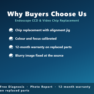 Servicio de Reemplazo de Chip de Video CCD para Endoscopio, Reparación de Imagen, Solución para Imágenes Obscenas o Borrosas - Product Image 5