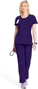 Vente en gros de haute qualité Jogger Scrubs Uniformes Ensembles Coton Polyester Médical Hôpital Médecins Infirmières Scrub Costumes Personnalisés - Product Image 2