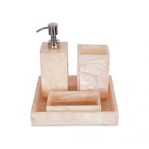Indian Manufacturer & Seller's Eco-Friendly Resin Bath <b>Accessories</b> Customised Size <b>Bathroom</b> <b>Set</b> Wholesale - Product Image 4