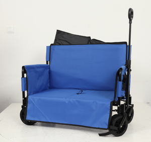 Al Aire Libre de gran capacidad Garden Park Kid Wagon Carrito de playa portátil Wagon Camping Cochecito de cuatro ruedas - Product Image 3