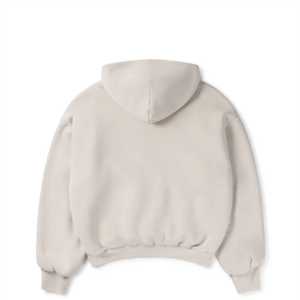 Sweat-shirt et sweat à capuche tendance en coton polaire ample américain imprimé de couleur unie de haute qualité pour hommes - Product Image 2