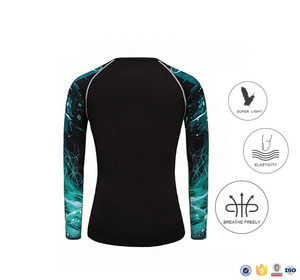 Rashguard de compression MMA à manches longues pour hommes Design de sublimation personnalisable Tissu respirant en gros Compression de grande taille - Product Image 1