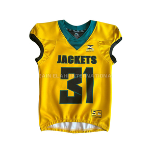 Uniforme de football américain pour hommes de haute qualité, personnalisé, dernier style, vêtements d'équipe unisexe, short imprimé, techniques pour le sport - Product Image 1