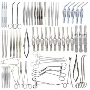 Juego de instrumentos de cirugía vascular manual de acero inoxidable de 97 piezas superventas para procedimientos quirúrgicos endovasculares y generales - Product Image 6