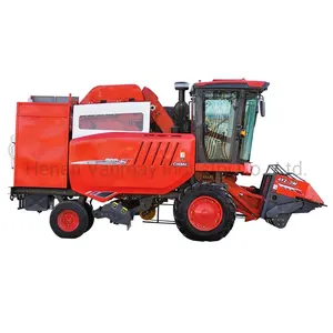 2023 new design 4 rows 4YZP-4 Self-propelled type maize harvesting machine/corn combine harvester