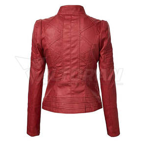 Chaqueta de Cuero para Mujer, Estilo Elegante, Chaqueta de Cuero para Mujer con Acabado Premium, Ropa Exterior - Product Image 2