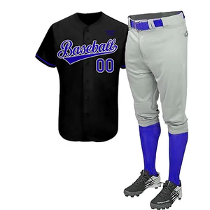 Uniforme de Béisbol de Nuevo Diseño al por Mayor, Uniforme de Béisbol Transpirable y Ligero - Product Image 1