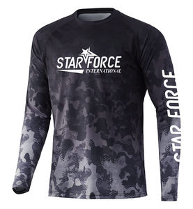 Uv Quick Dry Sublimation Slim Fit Chemises de pêche Orange pour hommes Nouveau Design Chemise de pêche Uv Personnalisable Protection solaire - Product Image 1