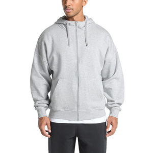 Sports Wear Manufacture Custom Zip up Hoodie Mens Athletic Winter Fleece <b>100</b>% Cotton Casual Plain Gym Hoodies Custom Logo - Product Image 6