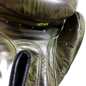 Gants de boxe en cuir PU pour hommes et femmes, vente en gros OEM, pour entraînement, sparring, kickboxing, équipement de gym - Product Image 2