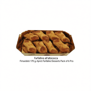 Fimardolci Fresh 1.08kg Cylindrical Apricot Farfalline <b>Desserts</b> <b>Box</b> Pack of 6 Pcs - Product Image 2