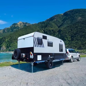 Overland Travel Tiny Camping <b>Van</b> HoUse Trailer 4x4 4-Person Sleeping Capacity with Shower - Product Image 4