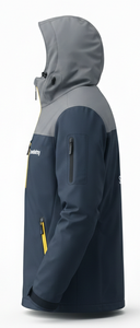 Veste Softshell Homme Anti-Pluie Haute Performance à 3 Couches, Entièrement Imperméable et Respirante, Col Montant - Product Image 3