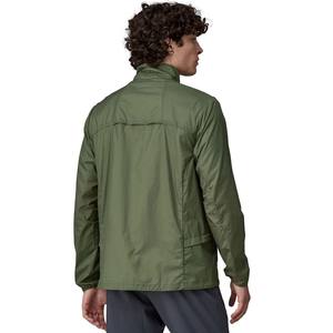 Vestes coupe-vent d'extérieur ultra légères pour hommes personnalisées OEM Vestes de randonnée imperméables à manches longues Veste coupe-vent à demi fermeture éclair - Product Image 5