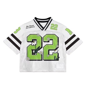 Camiseta de Fútbol Americano Retro Vintage, Estilo Clásico de la Vieja Escuela, Tejido de Malla Atlético Transpirable, Uniforme Deportivo y Camiseta de Fútbol - Product Image 1