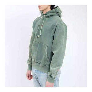 Sweat à capuche pour homme en polyester/coton de haute qualité, design personnalisé, impression numérique brodée, 2 pièces, hiver - Product Image 2