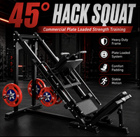 Equipo de Fitness Comercial, Máquina Multifuncional para Hacer Sentadillas en Casa, Máquina de Pedales Invertidos para Gimnasio, Entrenador de Piernas