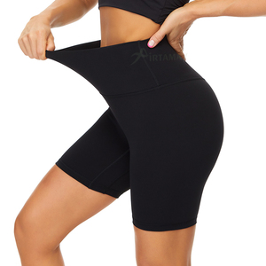 AIRTAMAY – Nouveau <span class=keywords><strong>short</strong></span> de sport taille haute 4 couches anti-fuites pour yoga, gym, fitness, cyclisme, et règles menstruelles pour femmes - Product Image 4