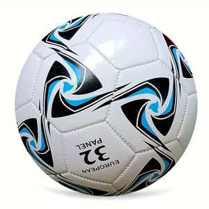 Ballon de football professionnel de conception imprimée personnalisée de haute qualité cousu à la machine certifié ISO9001 au Pakistan - Product Image 4