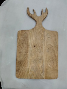 CRAFTS GALORE Tabla de Cortar Rectangular de Madera Resistente, 1.5 cm de Grosor, Apta para Lavavajillas, para Carnicería, Aves y Pescado, con Diseño Duradero - Product Image 2