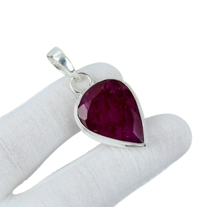 Pendentif en forme de crochet en argent sterling 925 avec cristaux et strass sertis clos, rhodié, tendance, idéal pour les filles, cadeau d'anniversaire - Product Image 1