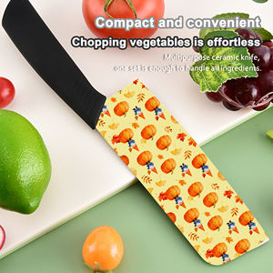 Best Selling Premium Ceramic Chef <b>Knife</b> Set 5-Piece Plastic Handle Dishwasher <b>Safe</b> for Commercial Kitchen in Stock Free Shipping - Product Image 4