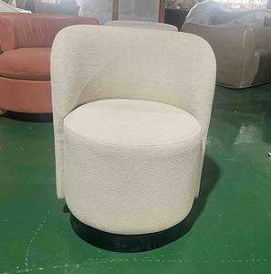 Sillas de Comedor Tapizadas con Ruedas, Sin Necesidad de Ensamblaje, Sillón Moderno con Ruedas para Comedor, Dormitorio, Sala de Estar, Sala de Lectura - Product Image 6