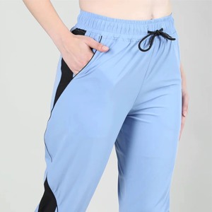 Mallas de Yoga de cintura alta para niñas, nuevo estilo, patrón sólido, pantalones de Fitness, cierre de cintura elástica, mallas deportivas de Spandex/nailon - Product Image 3