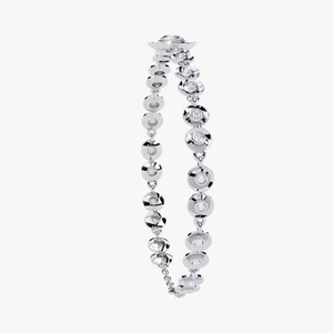 Bracelet tennis en or blanc pour femmes Bracelet avec diamants Cadeau pour la fête des mères Bracelets et joncs en moissanite - Product Image 2