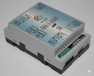 Modules de Sortie Numérique 5 Ports WittelB WIN-IO-4DOM, Alimentation CC, Modbus RTU RS485, 24V CA, Terminal d'Automatisation Industrielle, IP54 - Product Image 1