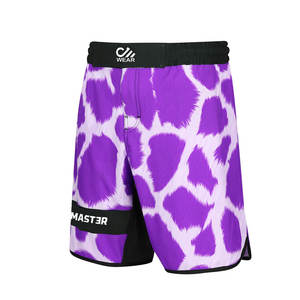 Pantalones cortos de boxeo para gimnasio MMA de alto grado Nuevo estilo Pantalones cortos MMA para hombres Pantalones cortos MMA de color sólido para la venta Hecho en Pakistán - Product Image 1