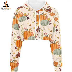 Haut court à capuche pour femme, polaire d'hiver, coupe-vent, écologique, qualité supérieure, confortable, vente chaude - Product Image 1