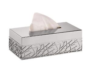 Designer de luxe fait à la main bon marché dessus de table en acier inoxydable boîte à mouchoirs en métal cuivre fleur stockage de haute qualité en gros - Product Image 2