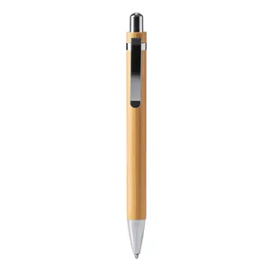 Penna a Sfera in Bambù Chicago Personalizzata, Gadget Promozionale - Product Image 1