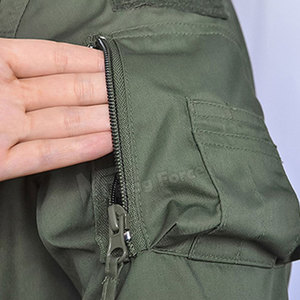 Conjunto de Uniforme de Caza de Camuflaje Transpirable para Exteriores, Poliéster/Algodón, Ropa de Trabajo Resistente para Hombre - Product Image 4