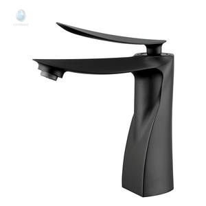 Vanne magnétique de lavabo de salle de bains, économie d'eau en laiton massif, robinets mitigeurs de lavabo noir et noir, robinet de lavabo, lavabo - Product Image 6