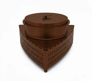 Casserole moderne en métal avec couvercle en acier inoxydable Design écologique pour la maison Hôtel Restaurant Utilisation - Product Image 2