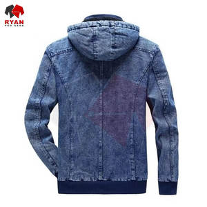 Veste en jean personnalisée Ryan Pro Gear pour hommes, tissu confortable et respirant avec logo personnalisé, conception ODM - Product Image 2