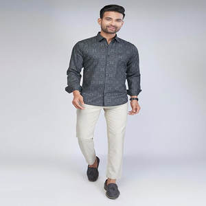 Camisa de manga larga a cuadros de negocios informal de marca de lujo para hombre vestido slik Bur Berry hombres camisa de alta calidad - Product Image 4