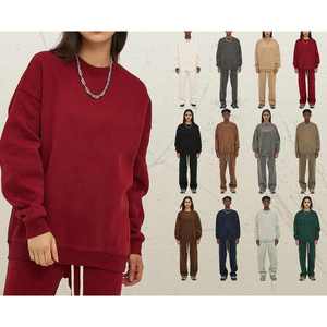 Sudaderas de cuello redondo personalizadas para mujer, jersey de gran tamaño de alta calidad con logotipo bordado personalizado - Product Image 3