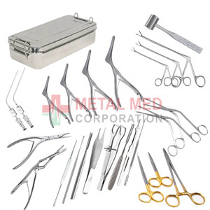 Juego de Instrumentos Quirúrgicos de Rinoplastia de Acero Inoxidable Manual MM-09072025-23 de la Mejor Calidad, Certificado CE Clase I ISO13485 Metal Med - Product Image 1