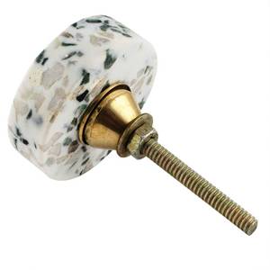 Boutons en marbre les plus vendus de couleur marron et blanc avec taille de forme de couleur personnalisée fabriqués en Inde - Product Image 6